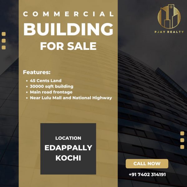 Commercial Building for sale in Edappally Kochi